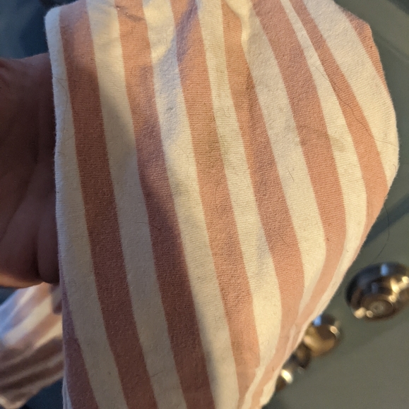 Striped Bell-Bottom Jumpsuit Romper Overalls Pants - Picture 2 of 3